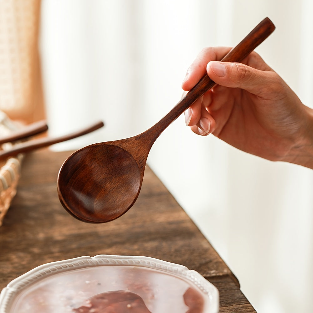 Elegant Wooden Spoon for Healthy Meal Prep  Weight Loss