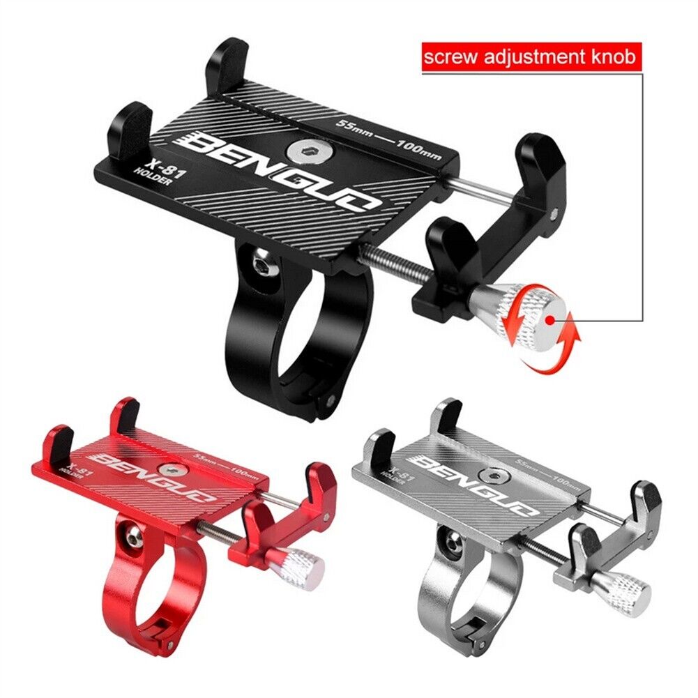 Aluminum Motorcycle Bike Bicycle Holder Mount Handlebar For Cell Phone