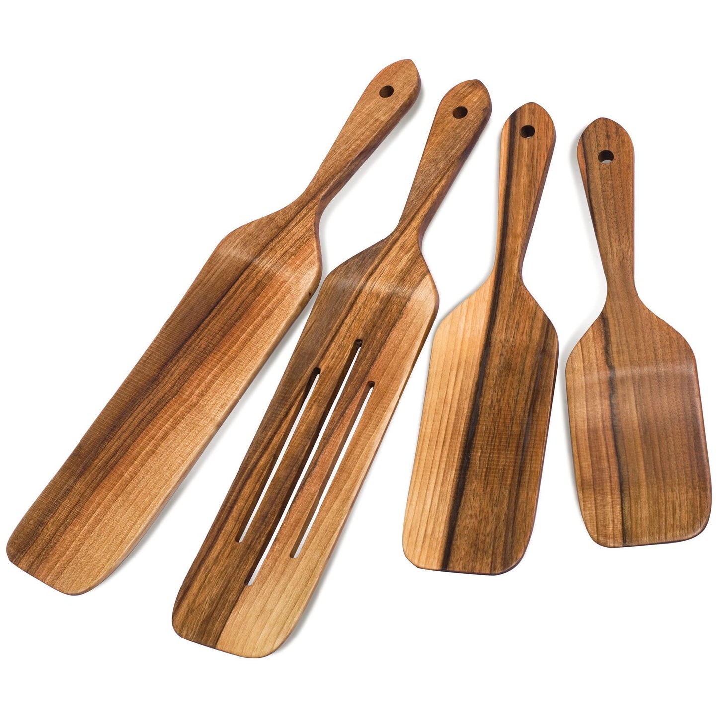 MyFancyCraft Walnut Wood Wooden Spoons for Cooking Kitchen Utensils