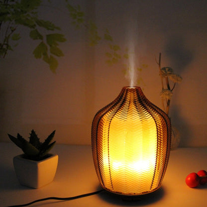 Dark Red Glass Ultrasonic Aroma diffusers