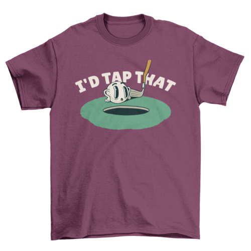 Funny Golf Quote T-shirt Design