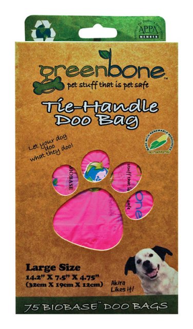 Greenbone 13010 Disposable Pet Waste Bags  75 Piece