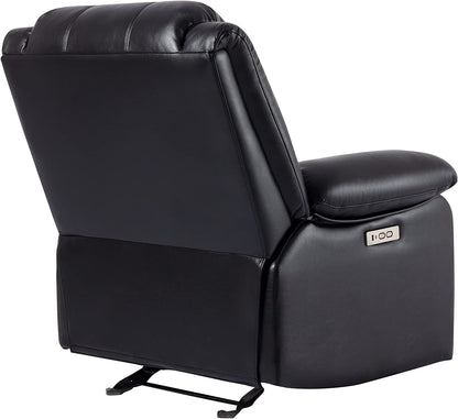 Faux Leather Electric Glider Reclining Chair