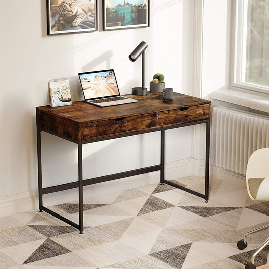 Rustic Brown Small Writing Desk