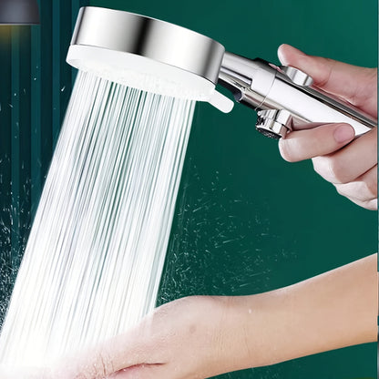 High Pressure 5Function Shower Head with OnOff Button